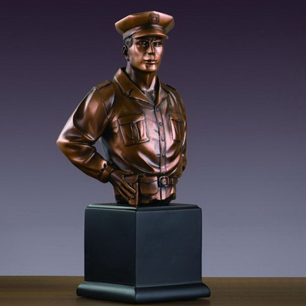 Tesoro Policeman Bust sculpture