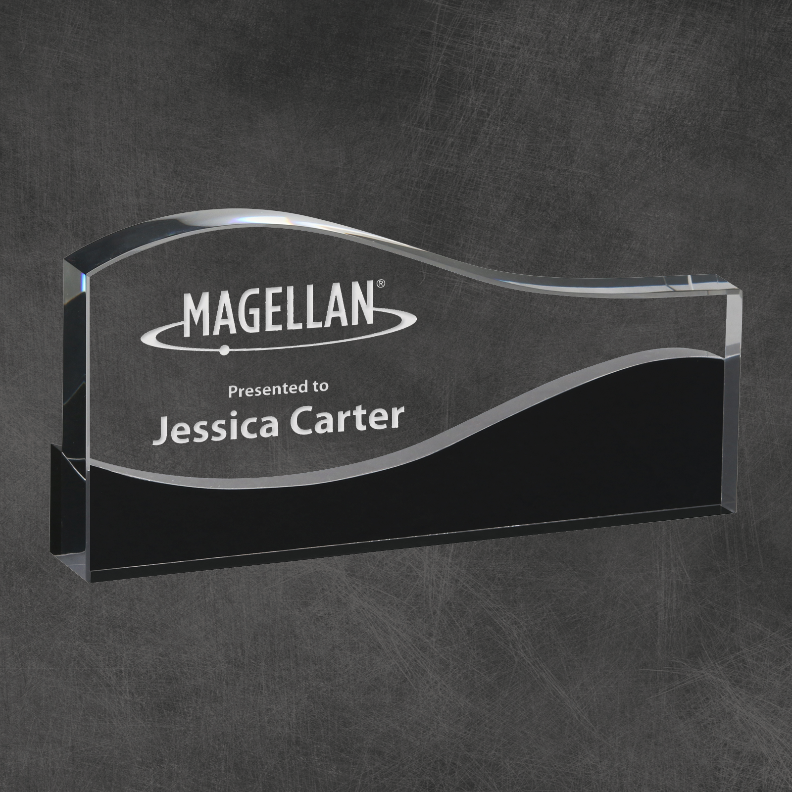 Longview Crystal Award black 95908