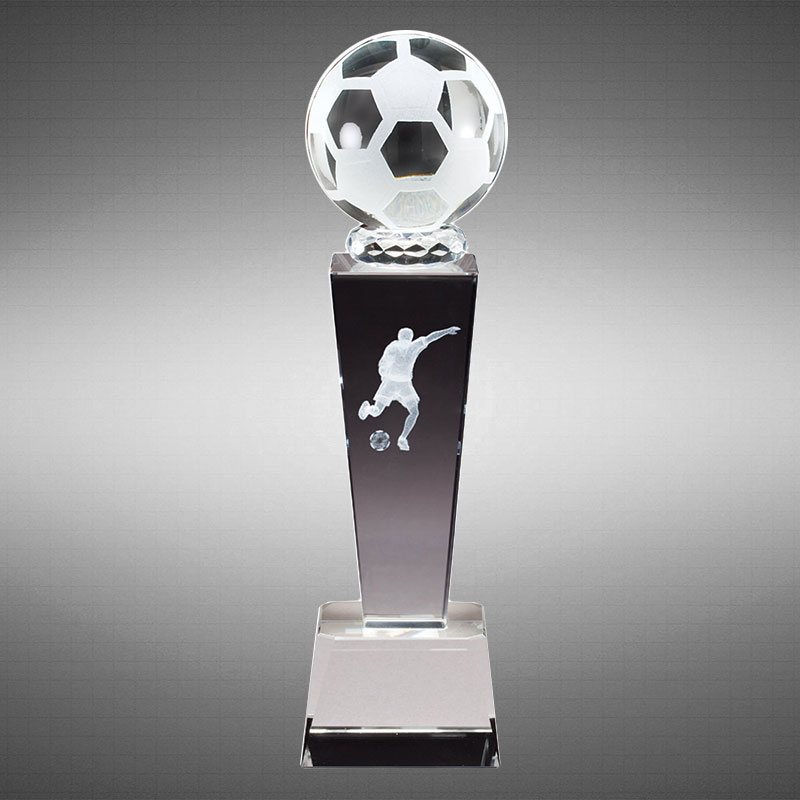 TOREN SOCCER BALL ON CRYSTAL TOWER