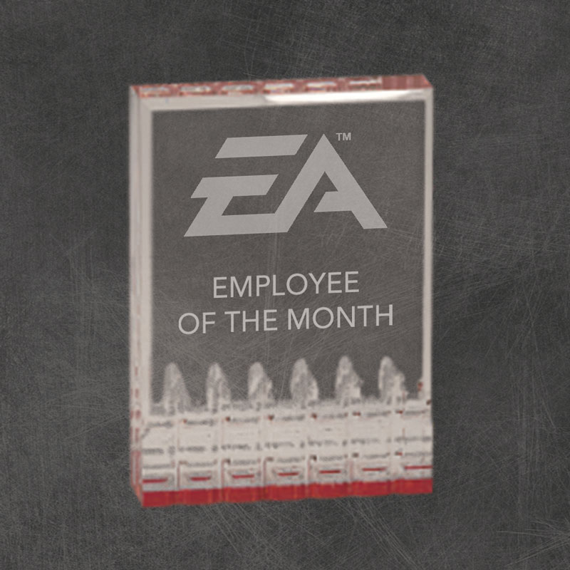 Red Zaun Acrylic Award