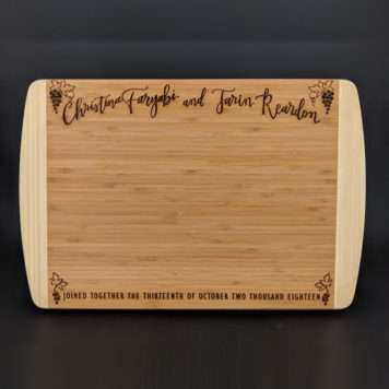 Bamboo Cutting board 2 tone