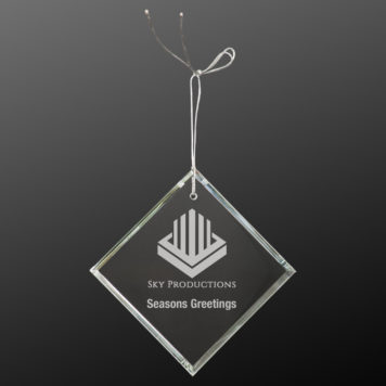 diamond christmas tree ornament
