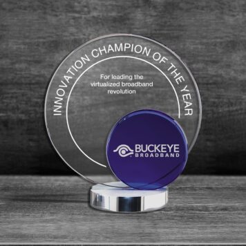 Waterbury Circle Crystal Award